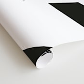 "LA 213" - Wall Mural in Black and White by Jennifer Morehead - Close-up