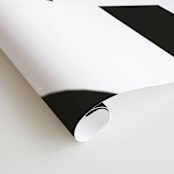 "LA 213" - Wall Mural in Black and White by Jennifer Morehead - Close-up