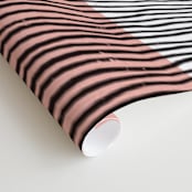 "Color Streak" - Wall Mural in Peach by Kiersten Garner - Close-up