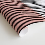 "Color Streak" - Wall Mural in Peach by Kiersten Garner - Close-up