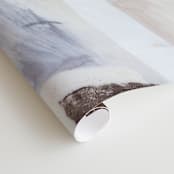 "Pet Names" - Wall Mural in Mink by Jennifer Daily - Close-up