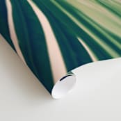 "Labyrinths" - Wall Mural in Forest Green by ALICIA BOCK - Close-up