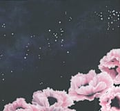 "Awakening" - Wall Mural in Pink by Emily Magone - Full Size