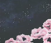 "Awakening" - Wall Mural in Pink by Emily Magone - Full Size