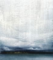 "Distant Light" - Wall Mural in Ocean by Brian Sostrom - Full Size