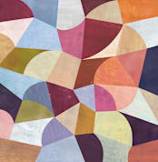 "Cadence" - Wall Mural in Copper by melanie mikecz - Full Size