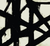 "Missed Connections" - Wall Mural in charcoal by Ilana Greenberg - Full Size