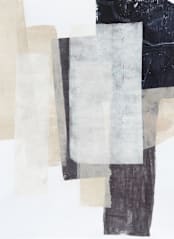 "History Repeats" - Wall Mural in Beige by Jennifer Daily - Full Size