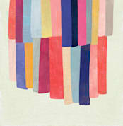 "Barred" - Wall Mural in Beige by melanie mikecz - Full Size