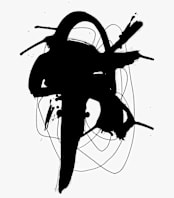 "synapse" - Wall Mural in charcoal by Ilana Greenberg - Full Size