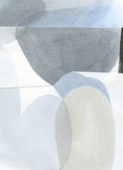 "Construct 3" - Wall Mural in Mist by Ashleigh Ninos - Full Size