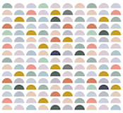 "Spectrum Tiles" - Wall Mural in Lavender by Katharine Watson - Full Size