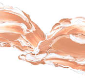 "Lost in Time" - Wall Mural in Orange by Sarah Lund - Full Size