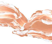 "Lost in Time" - Wall Mural in Orange by Sarah Lund - Full Size