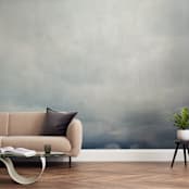 "Distant Light" - Wall Mural in Ocean by Brian Sostrom - In a Room