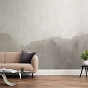 "Slow Fade" - Wall Mural in White by Sadie Holden - In a Room