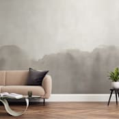 "Slow Fade" - Wall Mural in White by Sadie Holden - In a Room