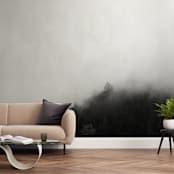 "Mystify" - Wall Mural in White by Jessica C Nugent - In a Room