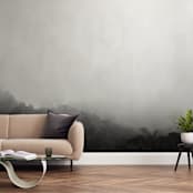 "Bewilder" - Wall Mural in White by Jessica C Nugent - In a Room