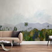"Los Angeles landscape" - Wall Mural in Green Hills by Kelly Witmer - In a Room