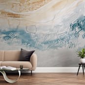 "Sediment No 1" - Wall Mural in Sea by Kelly Ventura - In a Room
