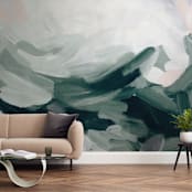 "So Serene" - Wall Mural in Forest by Melanie Severin - In a Room