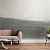 "Forecast" - Wall Mural in Smoke by Ashleigh Ninos - In a Room