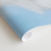 "Cumulus" - Wall Mural in White by Lynne Millar - Close-up