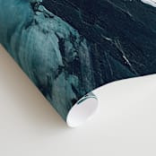 "Vivid Splash" - Wall Mural in White by Melanie Severin - Close-up