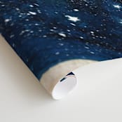 "Solar System" - Wall Mural in Starlight by Alexandra Dzh - Close-up