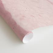 "Mountain Range" - Wall Mural in Pink by Sadie Holden - Close-up