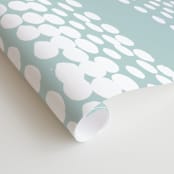 "River of Dots" - Wall Mural in White by Jorey Hurley - Close-up