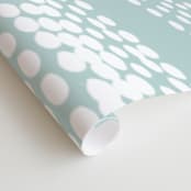 "River of Dots" - Wall Mural in White by Jorey Hurley - Close-up
