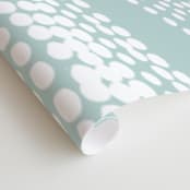 "River of Dots" - Wall Mural in White by Jorey Hurley - Close-up