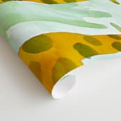 "Giraffes on Holiday" - Wall Mural in Jungle by Rebecca Daublin - Close-up