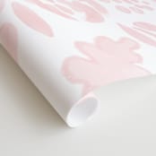"Pretty in Pink" - Wall Mural in Pale Pink by Elizabeth Bishop - Close-up