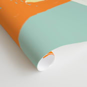 "i am foxy" - Wall Mural in White by frances mathys - Close-up