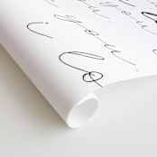 "Infinite Love" - Wall Mural in White by Katrina Lindhorst - Close-up
