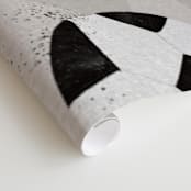 "Soccer" - Wall Mural in Black by Angel Walker - Close-up