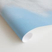 "Cumulus" - Wall Mural in White by Lynne Millar - Close-up