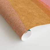 "paper rainbow" - Wall Mural in Rainbow by Carrie Moradi - Close-up