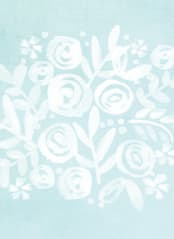 "Amaryllis" - Wall Mural in sky by Jennifer Wick - Full Size