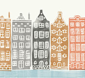 "On the Canal" - Wall Mural in Neutral by Griffinbell Paper Co. - Full Size
