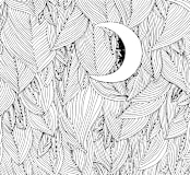 "Peek A Boo" - Wall Mural in White by Helen H Wu - Full Size