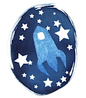 "To the stars and beyond" - Wall Mural in White by raven erebus - Full Size