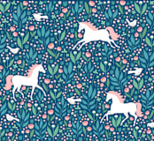 "Magical Garden" - Wall Mural in White by Brandy Folse - Full Size