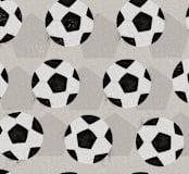 "Soccer" - Wall Mural in Black by Angel Walker - Full Size