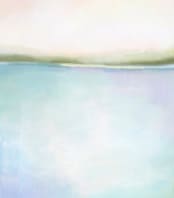 "Coral Bay" - Wall Mural in White by AlisonJerry - Full Size