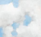 "Cumulus" - Wall Mural in White by Lynne Millar - Full Size