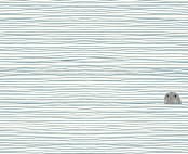 "Seal" - Wall Mural in Cream by Jorey Hurley - Full Size